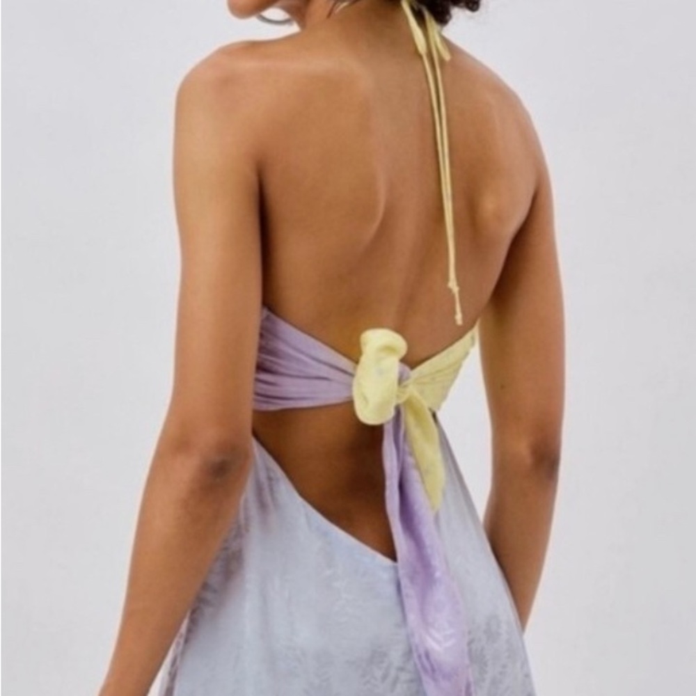 FL&L Color block Halter Dress - Picture 3 of 5